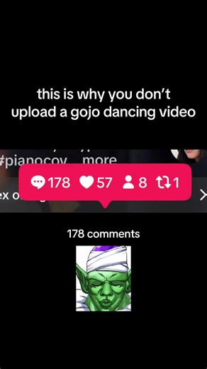 and it’s all just gojo dancing 😭💔 #gojodancing #fyp #funny #viralvideo #fypシ゚viral the likes/comments ratio is crazy