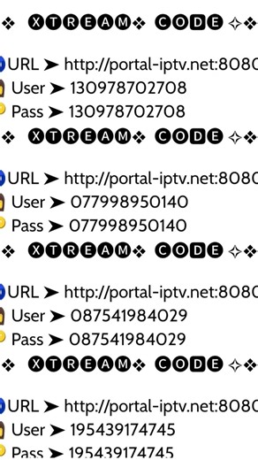 XTREAM CODES & IPTV M3U PLAYLISTS 03/03/2026