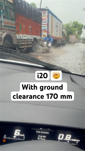 i20 magna 2026🔥with ground clearance with 170 mm in rain 🔥matter?!#hyundai