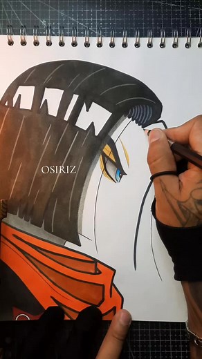 Dibujo de Androide #17: Tutorial Paso a Paso