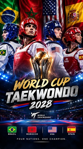 World Cup 2028 Taekwondo 💀 | Brazil, Morocco, USA, Espagne