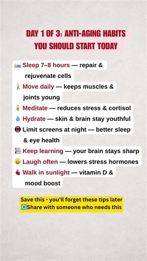 Day 1: Anti-Aging Habits You Should Start Today