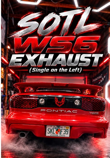1998 Trans Am WS6 SOTL Explained: Why a Single Exhaust on the Left?
