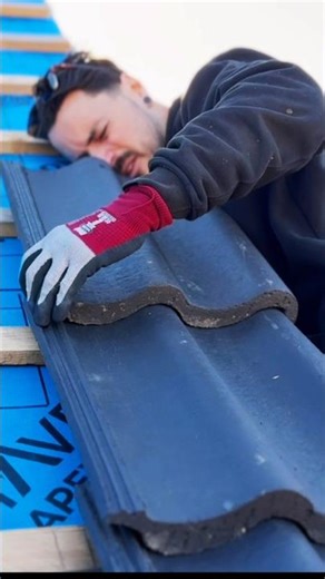 Installing Concrete Interlocking Cloak Verge Tiles – Clemence Roofing #roofing #roof #marley #tiles