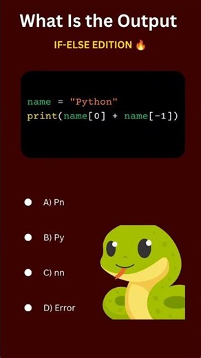 Can You Guess the Python Output? 🐍 | String Indexing Quiz