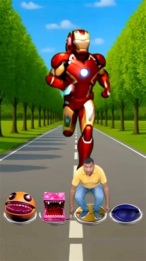 I Jump all color button Pac-man to Cat, Dog,Elephant & Alien #shorts #funny #viral #youtubeshorts