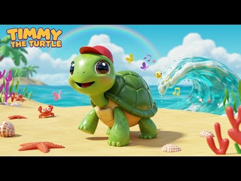 Timmy the Turtle🐢✨|Fun Kids Story & Learning Adventure Rhyme #nurseryrhymes #kidssongs #toddlersongs