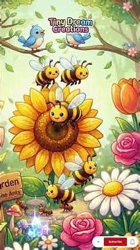 The Little Garden 🌼🐝 | Flowers, Bees & Butterflies Song #tinydreamcreations #bedtime