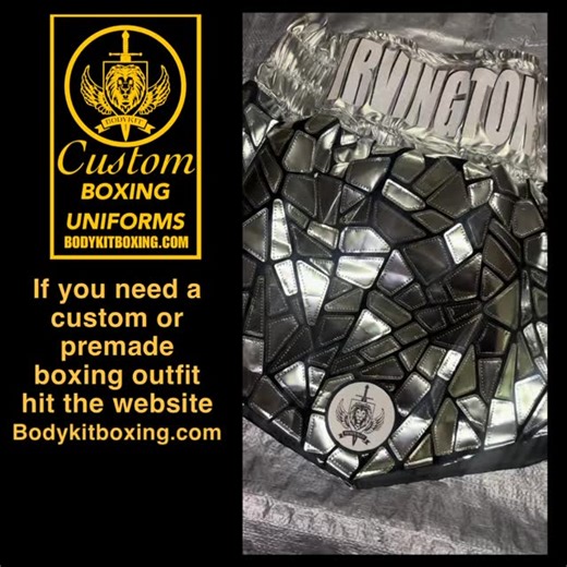 Bodykit Boxing on Instagram: "These “Professionally made boxing outfits are for fighters who want to stand out under the lights.” if you have a upcoming fight and you need a custom or premade boxing outfit whether it’s custom boxing trunks, gladiator skirts,Robes or cornerman pieces or even quick already made items for amateur & pro boxers 👉🏾 Hit the website…… BODYKITBOXING.COM BODYKITBOXING.COM BODYKITBOXING.COM . . #fyp #bodykitboxing #boxinglife #trending #customboxingoutfits @__ghandi"