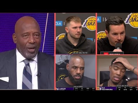 Full Lakers Postgame Interviews & Analysis vs. Mavs | James Worthy, JJ Redick, Luka and LeBron
