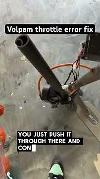 Volpam error code e7 , throttle replacement , 9 dollar part