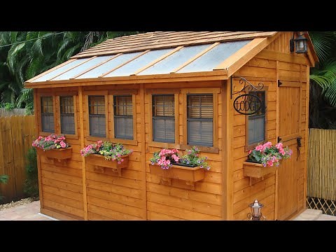 Cedar Shed Kits | SunShed Garden 8x12 Assembly Video
