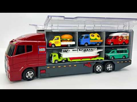 トミカ☆コンボイ出動 ミニカーで緊急走行チャレンジ☆Tomica convoy deployment emergency driving challenge