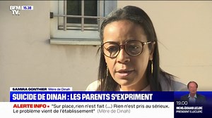 "En classe, on la bousculait": la mère de Dinah, 14 ans, qui s'est suicidée après deux ans de harcèlement, témoigne sur BFMTV