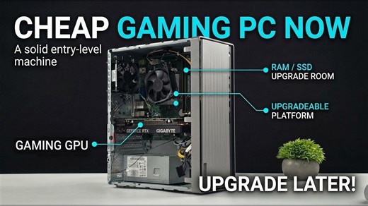 $350 Perfect Budget Gaming PC : Easily Handles Modern 1080P Gaming
