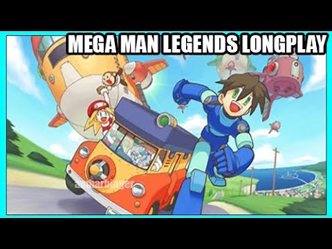 Mega Man Legends 1 Longplay - Full Walkthrough All Boss Fights (PS1 Original Disc)