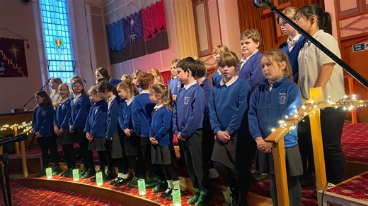 WATCH: Tavistock school choir delights community