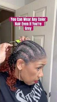 You Can Wear Any Color Crochet Hair Even if You're Grey