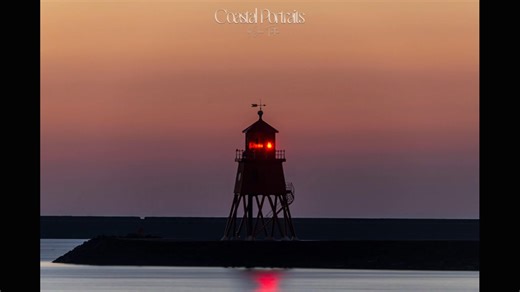 Slideshow of different compositions, mainly Tynemouth, the best morning of the year so far in my opinion, beautiful sky and fiery Saharan sunrise. Completed it ✅ | Coastal Portraits by John Fatkin