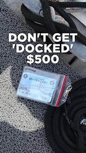 Don't get 'docked' up to $500 in fines. Get your CA Boater Card. www.californiaboatercard.com/apply | Boat California