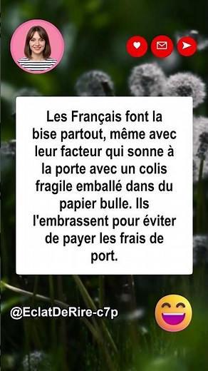 📨 Bise gratuite 😂 #blagues #humour #comédie #rire #drôle #marrant #france #shorts #youtube