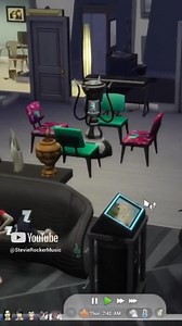 Grimm Reaper Sings! | EMO Sims | Sims 4 | City Living LP #sims4 #emosims #sims4cityliving | Stevie Rocker | Facebook