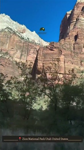 New Destination For You | Red and Orange Cliffs of Zion National Park | Utah | United States