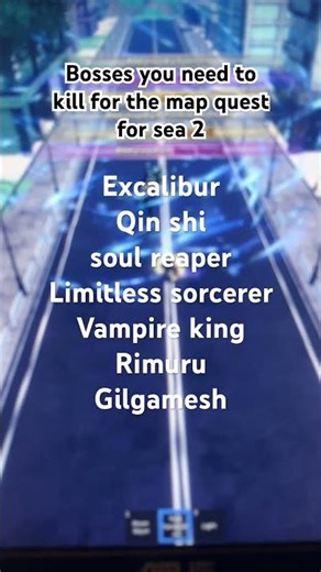 All bosses you can get the maps from for sailor piece sea 2