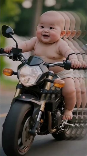 kid riding motorcycle. #kids #cartoon #comedy #funnymoments #shorts