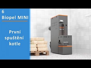 6 Biopel MINI - První spuštění kotle