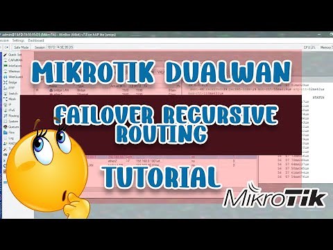 MIKROTIK DUAL WAN FAILOVER RECURSIVE ROUTING OS V7 | MIKROTIK TUTORIAL