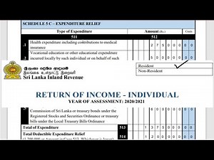 How to fill Your Personal/Individual Tax Return 2020/2021 in Sri Lanka | SL TAX SOLUTION