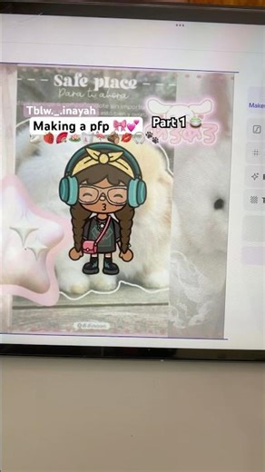 Making a pfp! *part 1* 💕🦢🦩🐾💋🪭