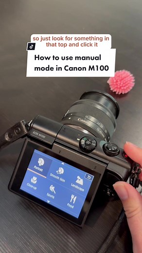 Replying to @caitlinduffyy how to use manual mode on the canon M100 camera ✨ #manualcamera #camerahowto #howtophotography #photography #photography101 #photographytips #canonm100 #canonm100photography