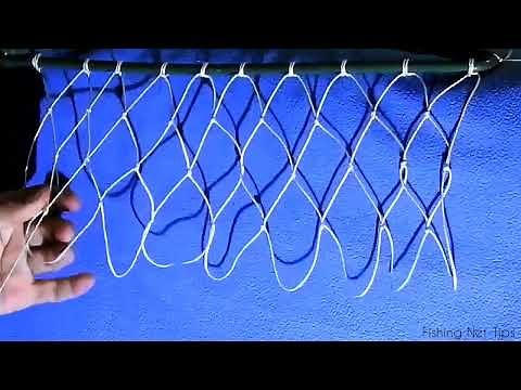 how to make a simple net | Making nets by calculating with fingers | how to make a net