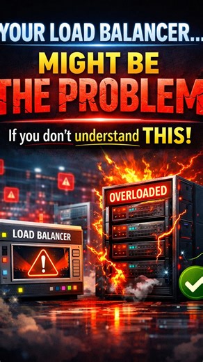 Kavish Baghel on Instagram: "Your load balancer can actually become the bottleneck. Choosing the wrong algorithm can break scaling, increase latency, and waste infra. Understanding how traffic is distributed matters more than clicking defaults. #DevOpsCommunity #SystemDesign #BackendEngineering #TechReels #ProgrammingTips"