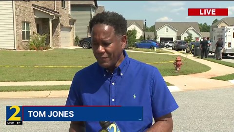 Man with a knife shot, killed by Locust Grove PD; woman found dead inside burning home