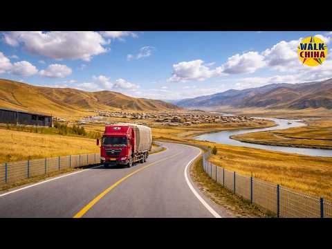 Driving Across One of the World’s Largest High-Altitude Grasslands in Autumn | 4K POV