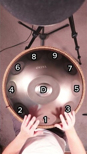 Learn the handpan easily with the Easy Handpan method 🚀 #handpantutorial #handpantutorial