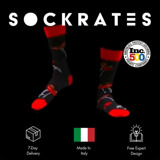 Pens. Tote bags. Lanyards. Stress balls. The truth? They’re all garbage. Every single year, companies blow BILLIONS on “swag” that doesn’t just get ignored. It gets dumped in hotel trash cans by the end of the trade show. But here’s what Google, Netflix, Coca-Cola, Spotify, Shopify, and FedEx already know... And don’t want you to find out. Cheap merch makes your brand look cheap. That’s why the world’s biggest brands don’t hand out plastic pens. They hand out Italian-made, perfect custom socks f