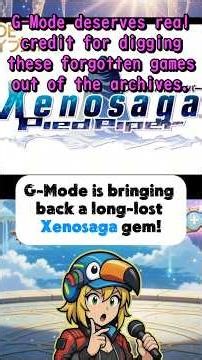 Good Start, Now wake up the beast Namco! #gamingnews #xenosaga #xenoblade #switch #retrogaming