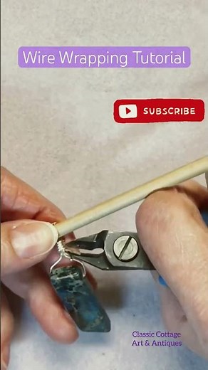 Wire Wrapped Bail for a Pendant Easy for Beginners