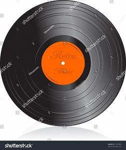 Vector Illustration Vinyl Record Stock Vector (Royalty Free) 17207680 | Shutterstock