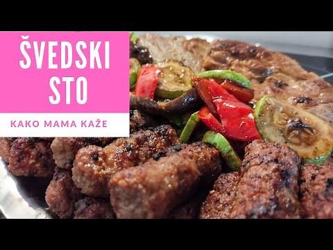 BRZI ŠVEDSKI STO | Ideje za ROĐENDAN | Kanapei | Salate | Roštilj