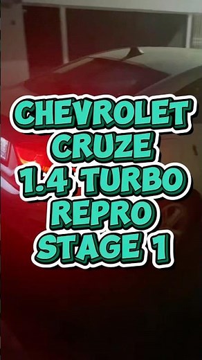 Chevrolet Cruze 1.4 Turbo con Repro Stage 1 optimizándolo para mejorar potencia #cruze #chevrolet