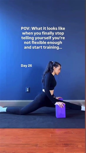 HOW TO DO THE SPLITS 🙌🏽🔥👇🏽 It’s time to STOP telling yourself that you’re not flexible when