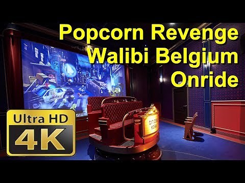 Walibi Belgium Popcorn Revenge (Onride) Full Ride-Through Experience - Interactive Dark Ride Walibi