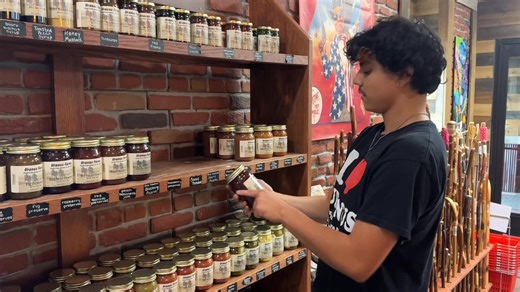 Uranus Farms! Get it in your mouth! Apple Butter from Uranus on hot buns…..yummy! | Uranus Fudge Factory-Anderson Indiana