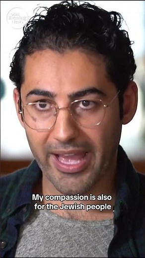 Palestinian man who protested a Columbia speaks to CBS News hours before arrest #shorts