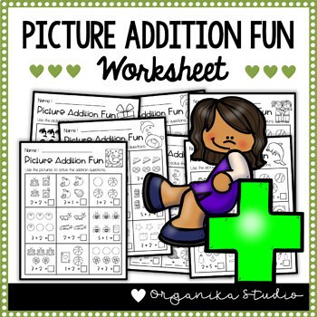 Addition With Pictures - Worksheets